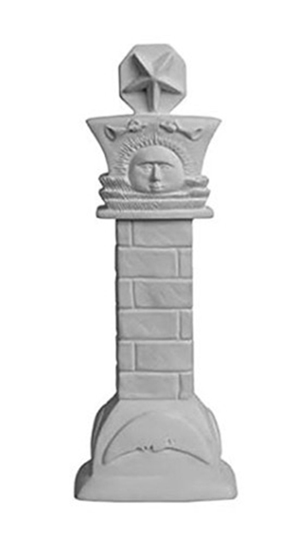 S6 Nauvoo Temple Sunstone Pillar Statue