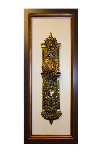 Salt Lake Temple Doorknob Actual Size Framed