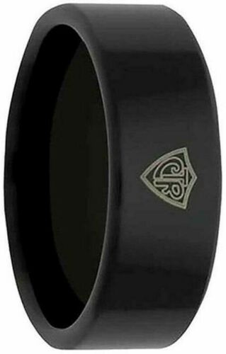 T100 Mormon LDS Unisex CTR RING Tungsten Stealth Size 8-13 One Moment in Time