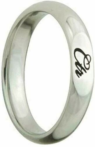 J178 Mormon LDS Unisex CTR RING Remy Stainless Steel Size 4 - 9.5 One Moment in Time