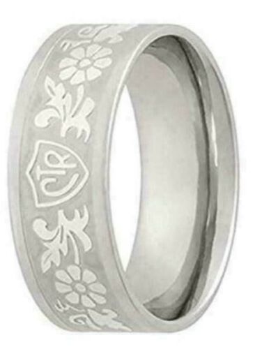 J125 Mormon LDS Unisex CTR Ring Flower Stainless Steel Size 5-10.5 One Moment In Time