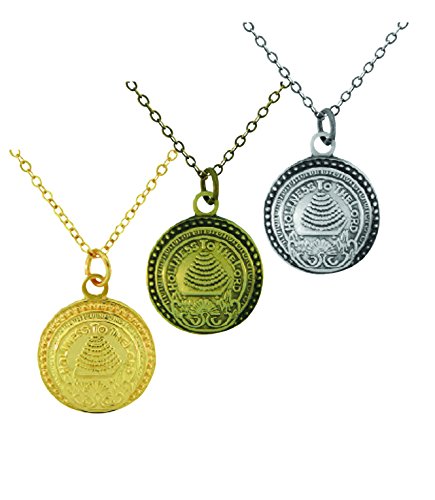 SLC Temple Doorknob ctr Necklace