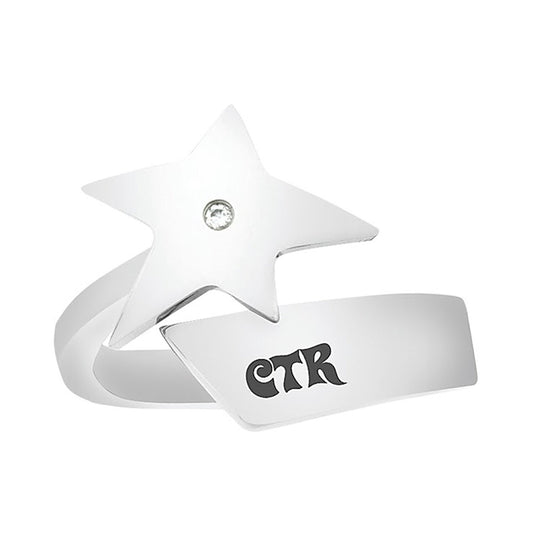 J130 CTR Ring Stainless Steel Super Star