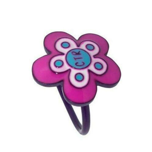 K1 Mormon LDS Unisex Kids CTR Ring Adjustable Flower Pinch Fit Alloy One Moment in Time