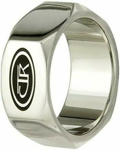 J176 Mormon LDS Unisex CTR Ring Forged Stainless Steel Size 8-13 One Moment In Time