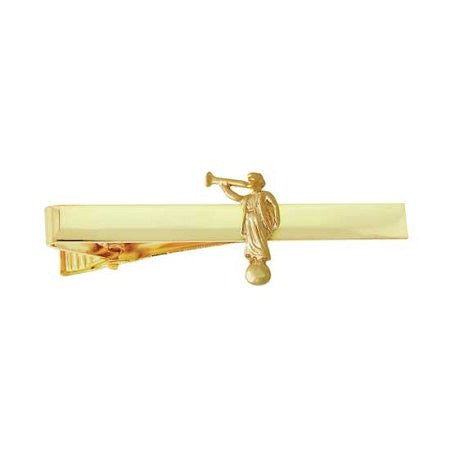 J79G Tie Bar Angel Moroni Gold