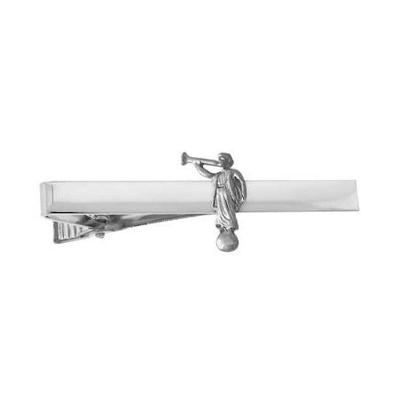 J79S Tie Bar Angel Moroni Silver