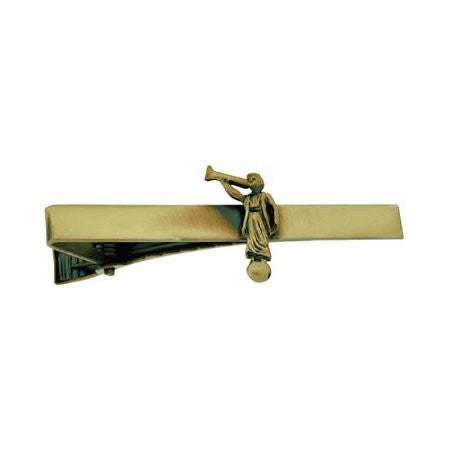 J79AG Tie Bar Angel Moroni Antique Gold 