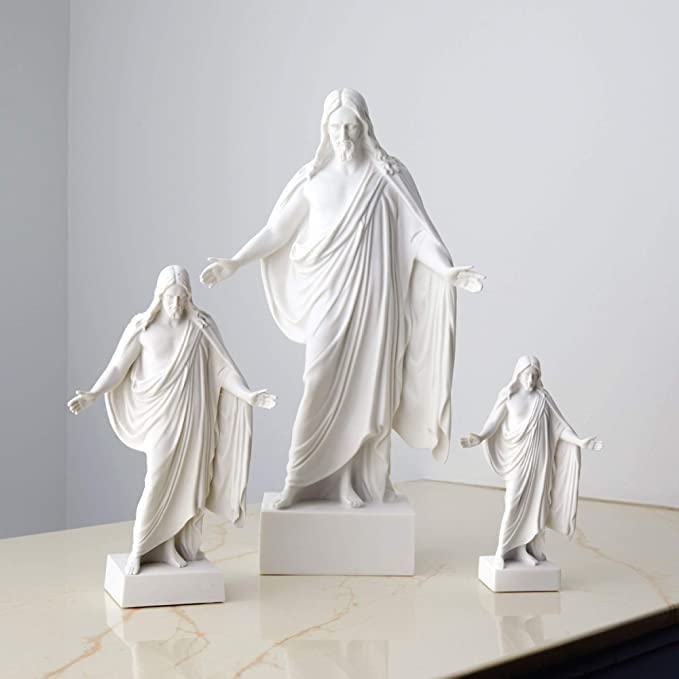 S12A Marble Statue Christus Statue 9" One Moment in Time