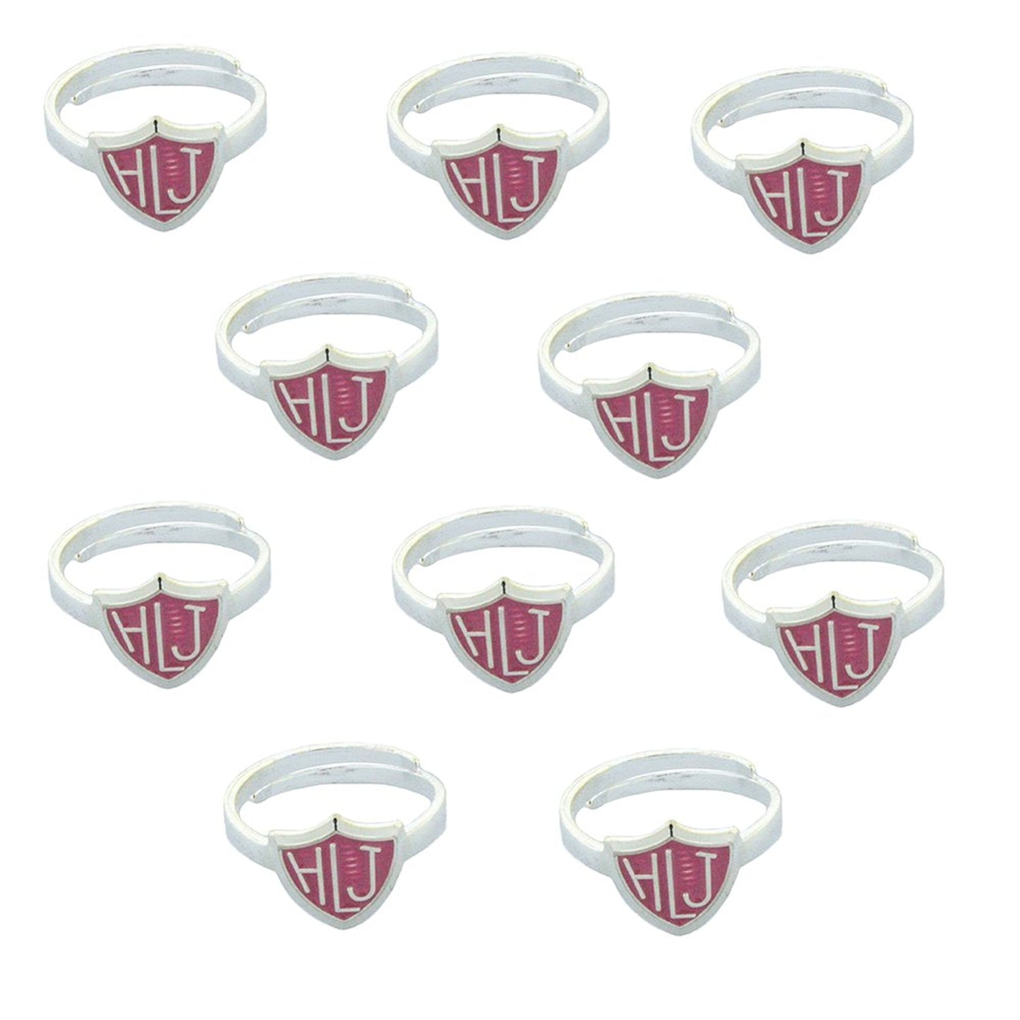 H14HLJ Adjustable HLJ CTR Ring Pink Spanish Handmade Primary  