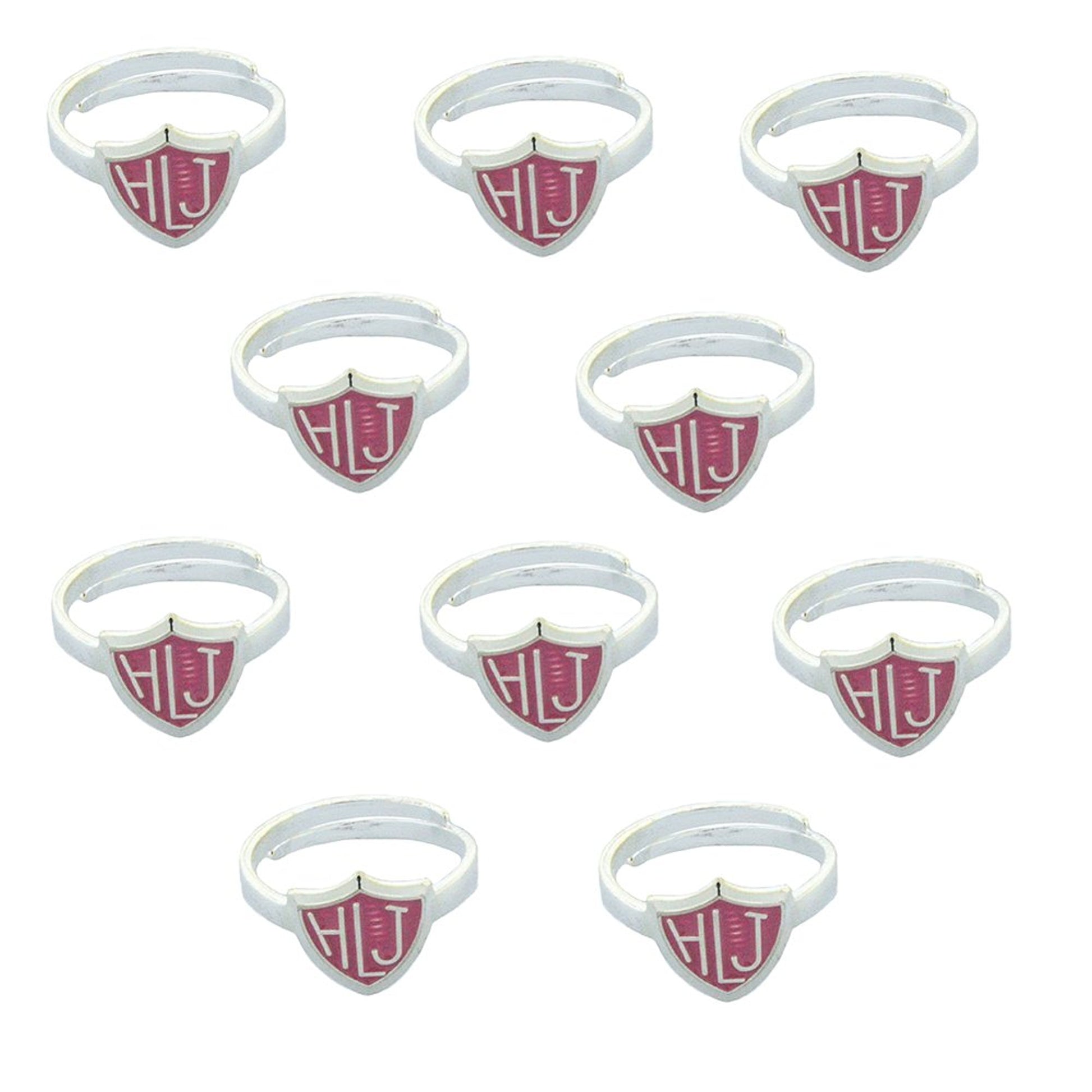 H14HLJ Adjustable HLJ CTR Ring Pink Spanish Handmade Primary  