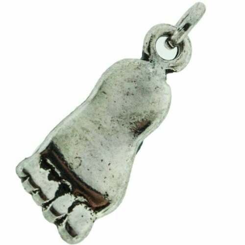 H15 Footprints CTR Charm Silver 