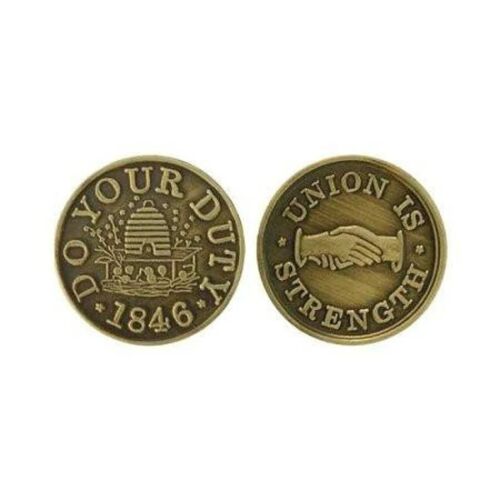 M8 LDS CTR Do Your Duty Token 1846 Union Is Strength Handmade One Moment in Time